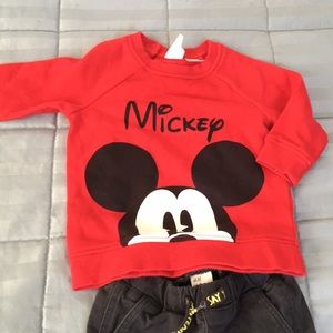 H&M baby boys Mickey sweater